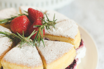 strawberry cake