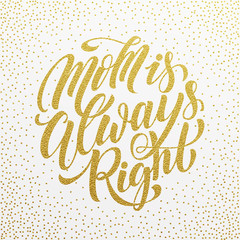 Mother Day greeting card title text
