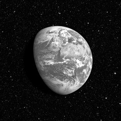 Planet Earth from space. Elements of this image furnished by NASA