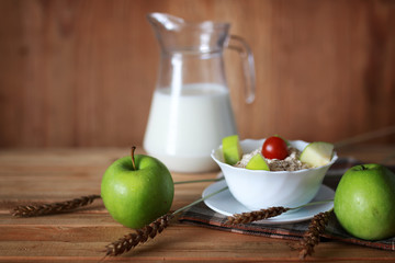 cereals breakfast apples spikelets
