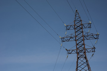 high voltage electric pylon