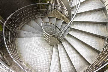 Poster New spiral metal staircase 