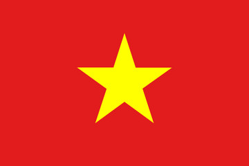 Flag of Vietnam - obrazy, fototapety, plakaty