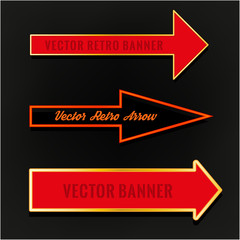 Retro Banner vector