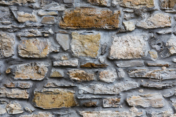 wall of stones as a texture