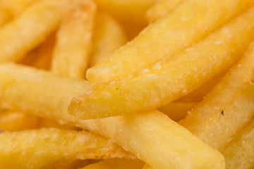Fried potatoes closeup