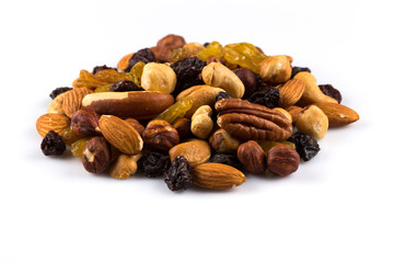 Mix nuts and dry fruits