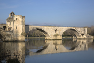 Fototapeta premium St Benezet Bridge, Avignon