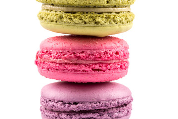 Tasty colorful macaroon