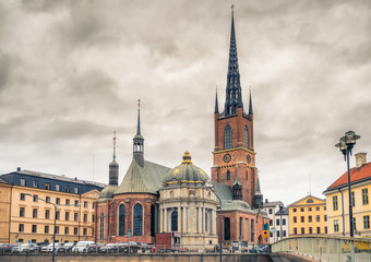 Fototapeta premium Riddarholm Church (Riddarholm Kyrka) In Stockholm, Sweden