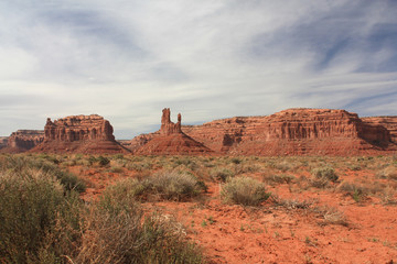 Fototapeta na wymiar Wild West monoliths