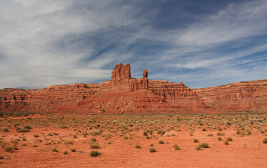 Fototapeta na wymiar Red Rocks at Valley of Gods 
