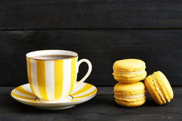 French delicious dessert macaroons