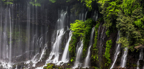 The beautiful Shiraito Falls, Fujinomiya, Shizuoka, Japan