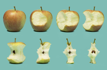 Eaten apple