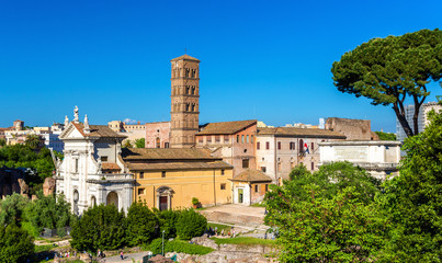 Obraz premium Santa Francesca Romana Church in the Roman Forum