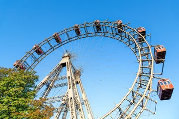 Zelfklevend Fotobehang The Giant Ferris Wheel at the © mRGB