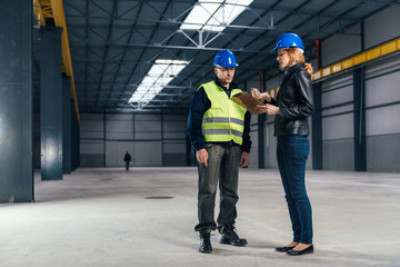 Construction Site Inspector at the work site