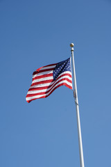 Fototapeta premium American Flag Flying