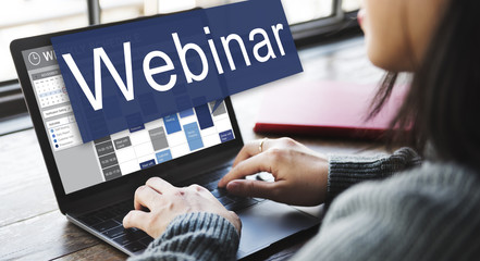 Webinar Website Online Internet Netwotking Concept