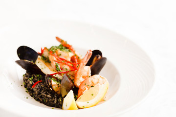 Nero di sepia risotto