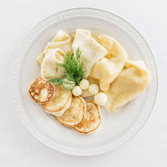 pancakes with butter