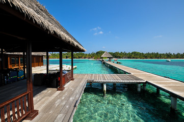 beautiful beach and tropical sea.