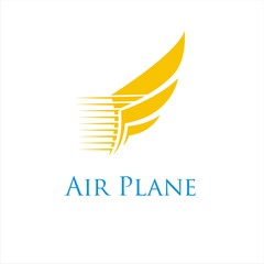 airplane elegant and professional logo template design