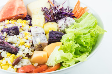 fresh vegetable salad