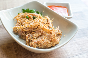 Deep fried chicken