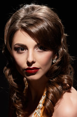 Fototapeta premium posing girl portrait