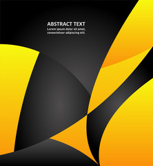 Black yellow abstract background
