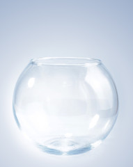 empty spherical aquarium