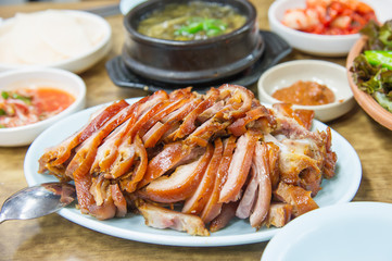 Korean-style pork feet