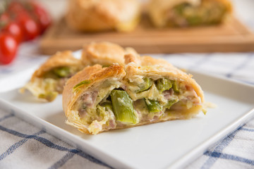 Spargel Strudel
