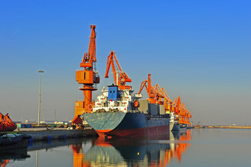 The port crane