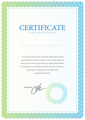Certificate and diplomas template. Vector