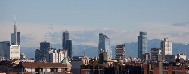 Naklejka premium Milano grattacieli
