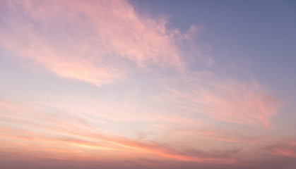 Obraz premium zachód słońca na tle nieba