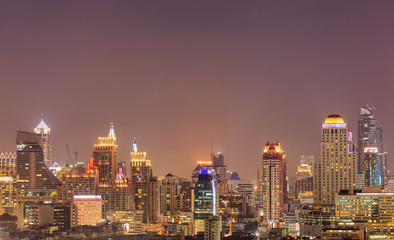 Fototapeta na wymiar Skyline of big city