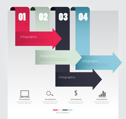 Modern infographic for business concept.