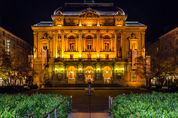 View on the Celestins Theatre, Lyon, France