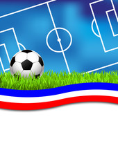 Obraz premium Fussball Frankreich Hintergrund