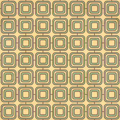 Seamless texture of the old paper with retro geometric ornamenta