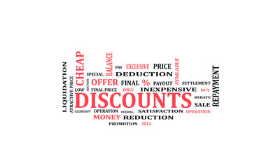 Discount. Set words