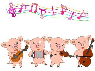 子豚のコンサート