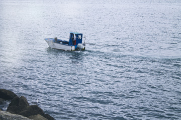 Obraz premium fisherman boat