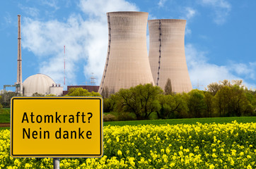 Atomkraft Nein danke Schild