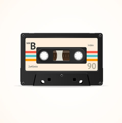 Cassette Tape Old. Vector