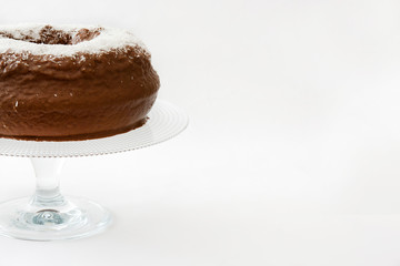 Chocolate and coconut cake
